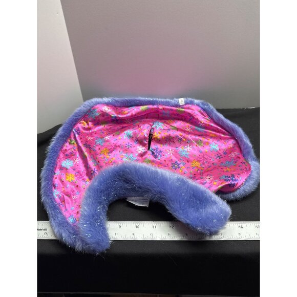 Build-A-Bear Workshop Purple & Pink Snowflake Reindeer Cape For Teddy Bears Doll - Picture 1 of 7